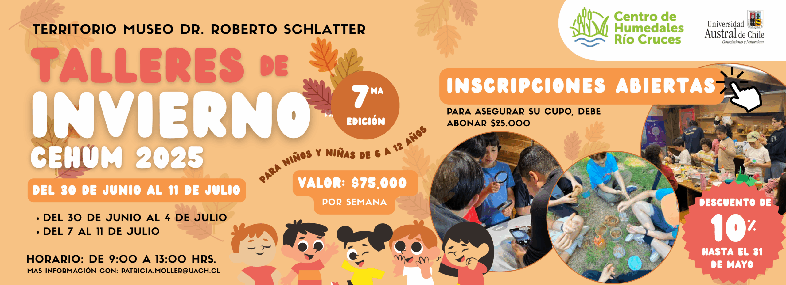 Banner talleres de invierno 2025